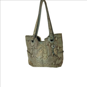 Fossil Snakeskin Leather Bag